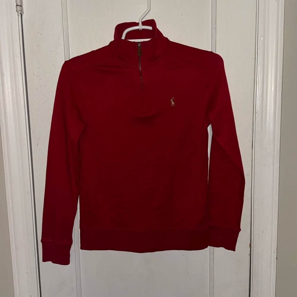 Boys Ralph Lauren 3/4 zip.